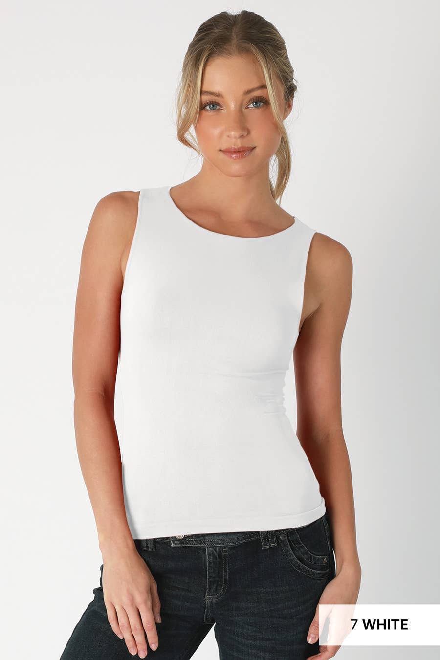 NS8321 - Clean Line Boat Neck Tank Top