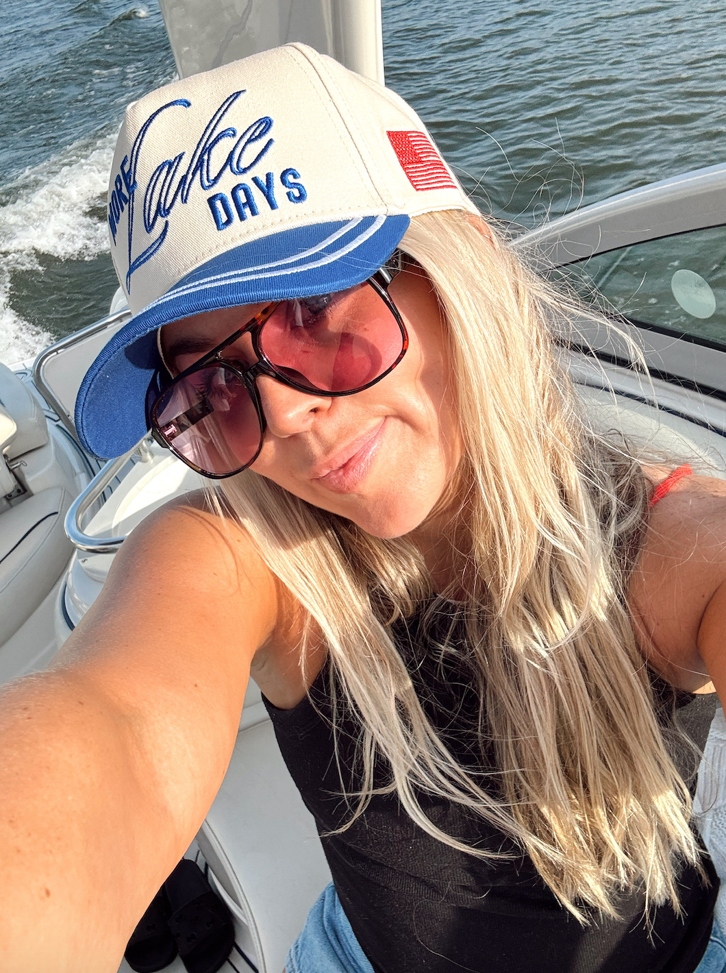 More Lake Days - Royal Blue Vintage Trucker Hat