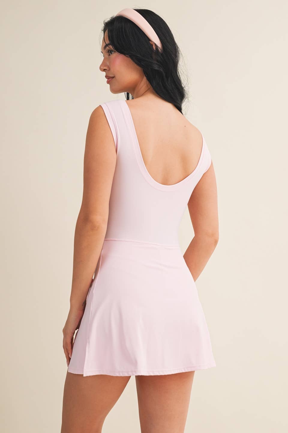 JUNE SHIP Sleeveless Wrap Tie Front Dress