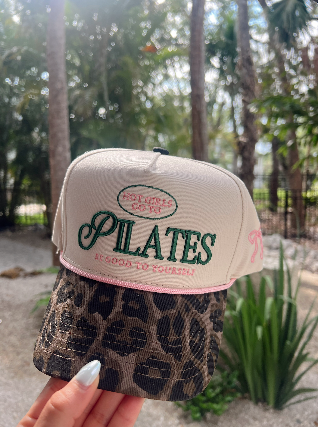 Hot Girls go to Pilates - Leopard Vintage Hat