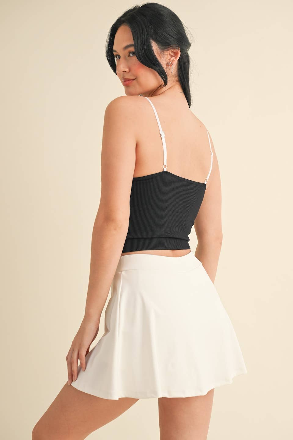 Front Ribbon Detail Tank Top