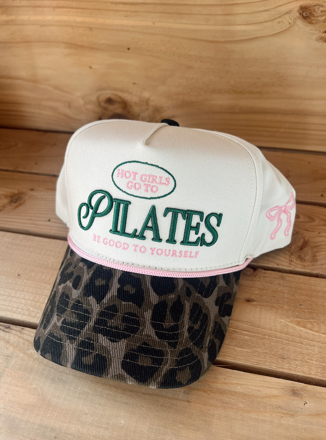 Hot Girls go to Pilates - Leopard Vintage Hat