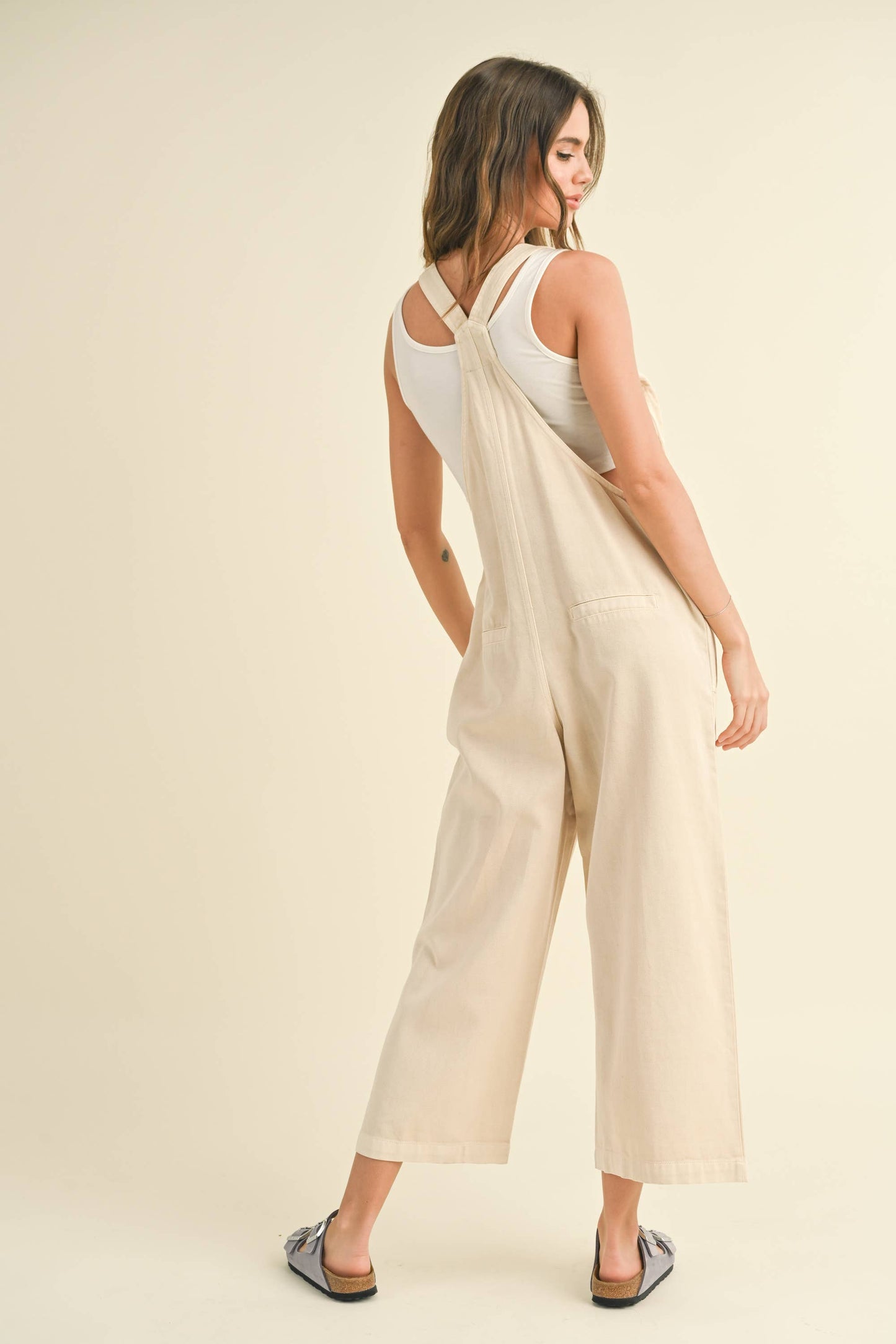 JU2620 TENCEL WASHED JUMPSUIT