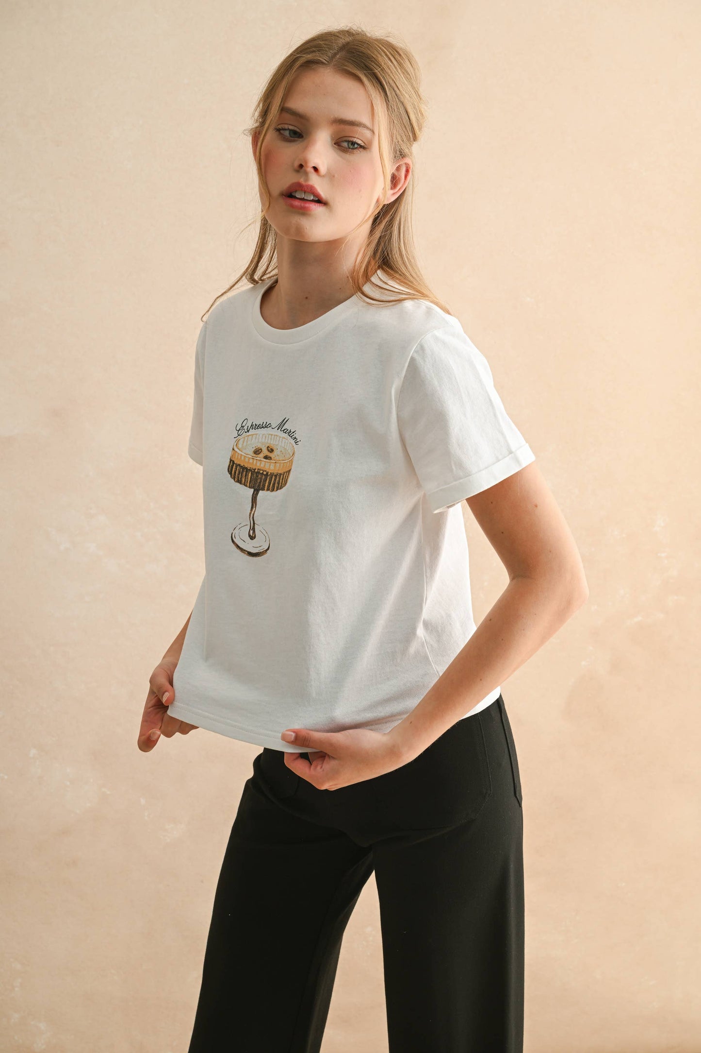 T5622 COCTAIL PRINTED T SHIRTS