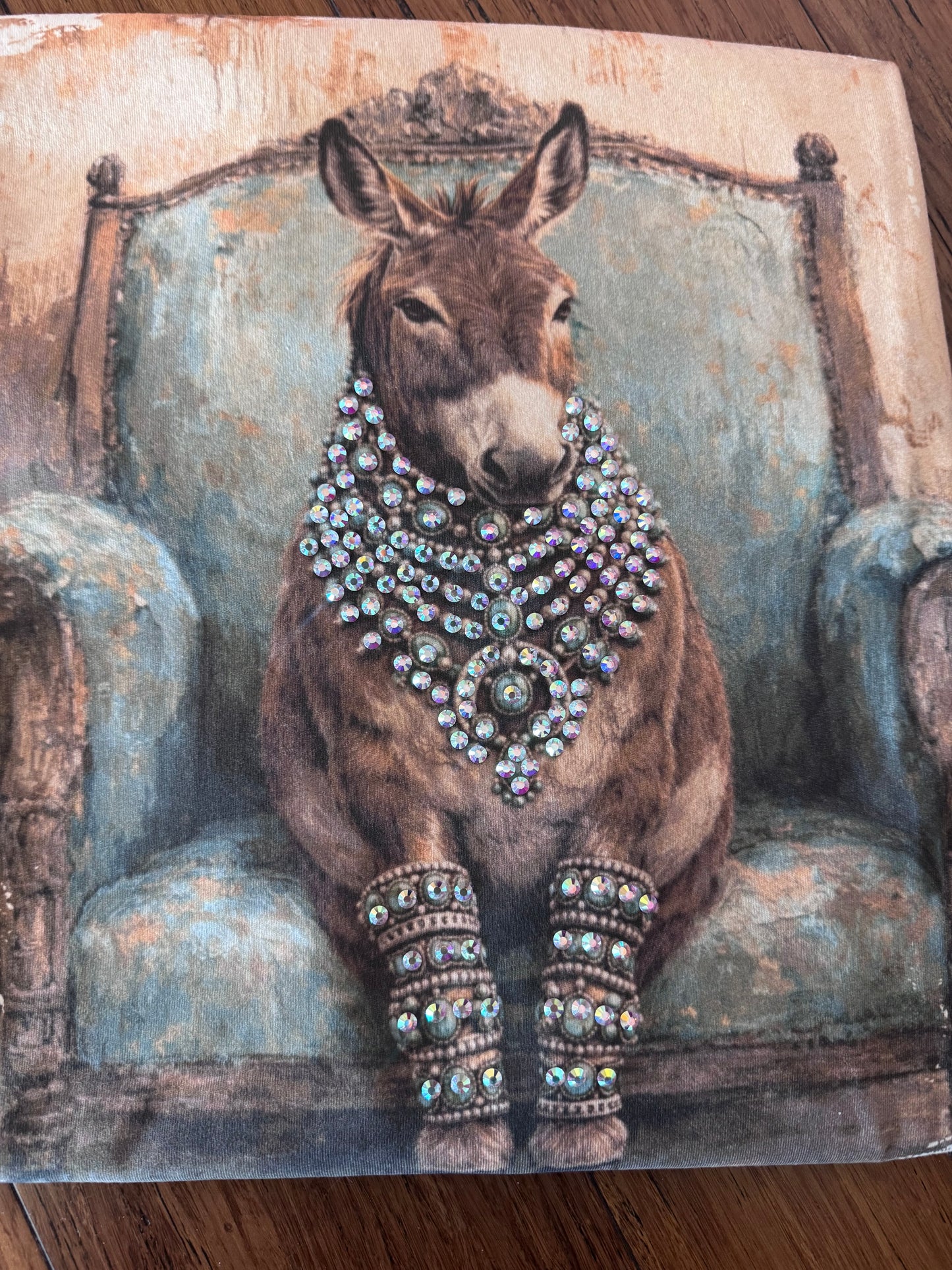Blinged Diva Donkey tee