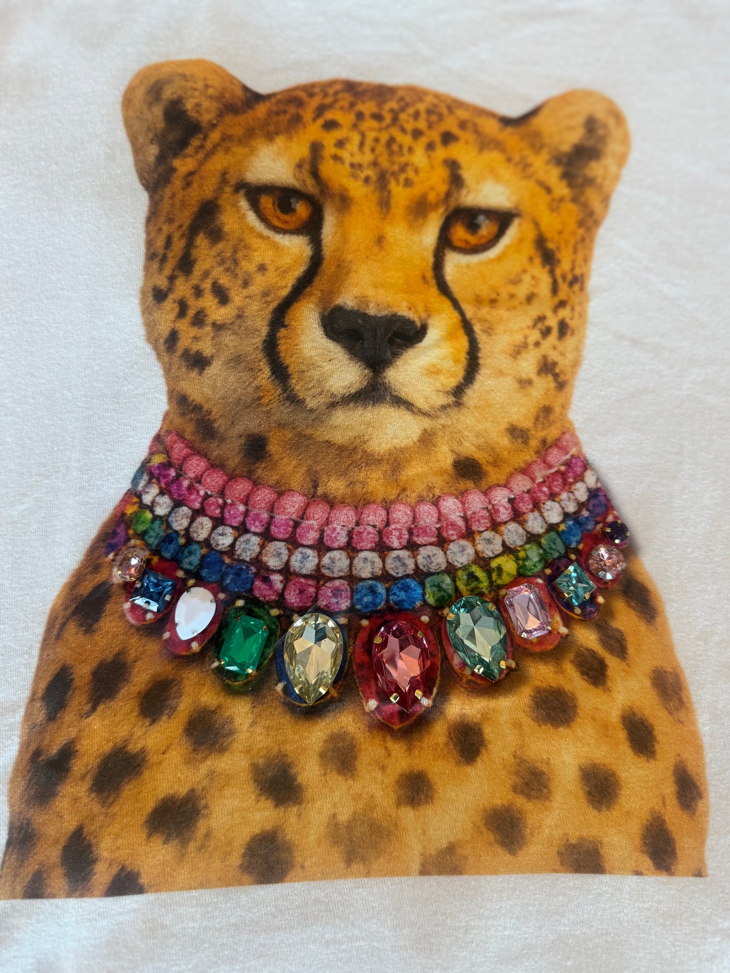 Bejeweled Cheetah tee