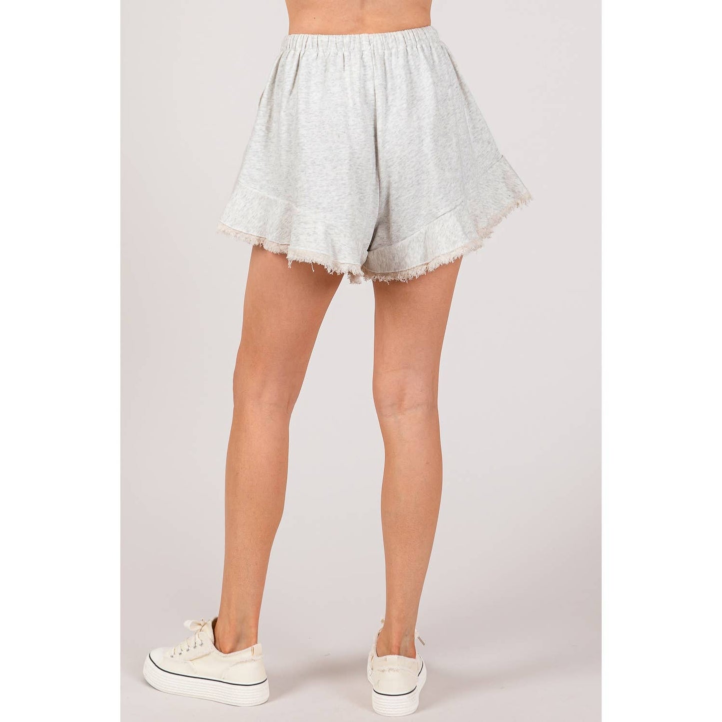 FRENCH TERRY RAW EDGE SHORTS (SH7067)
