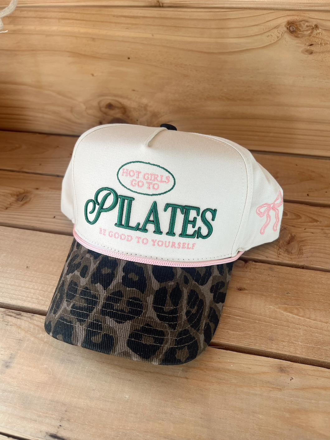 Hot Girls go to Pilates - Leopard Vintage Hat