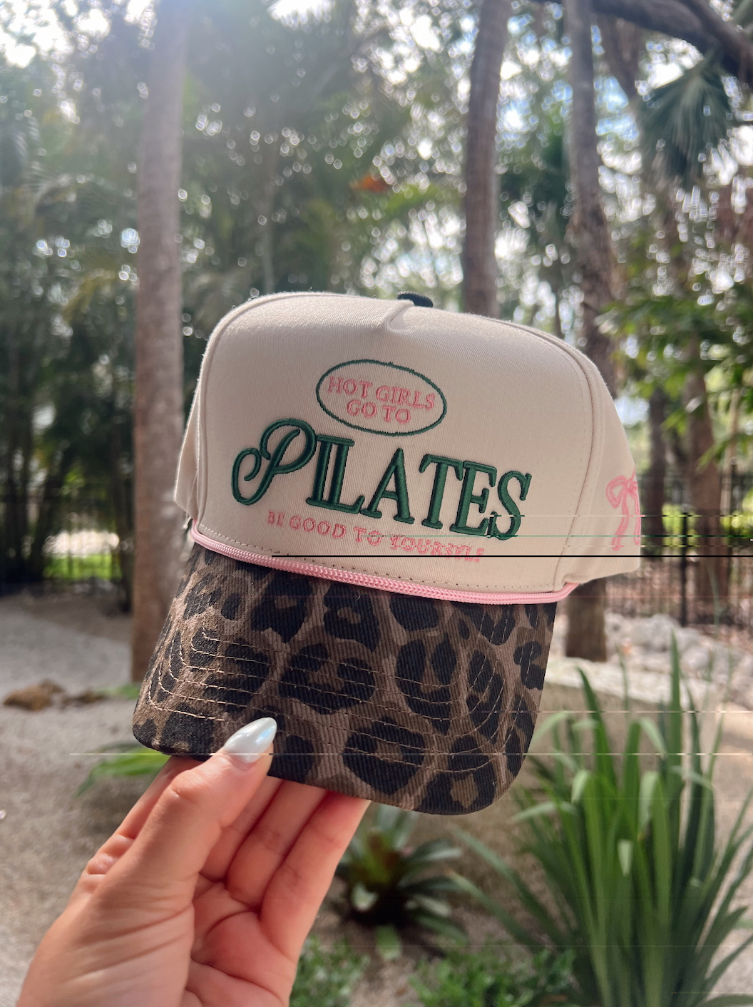Hot Girls go to Pilates - Leopard Vintage Hat