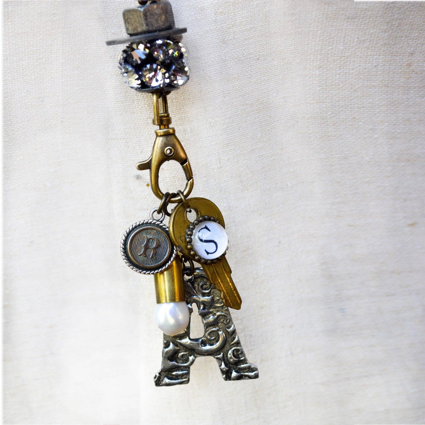 Tag Chain Necklace: Silver