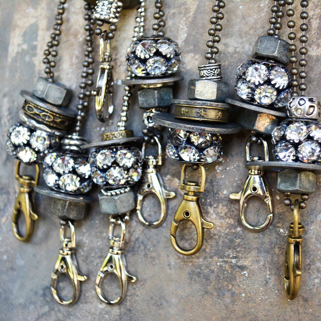 Tag Chain Necklace: Silver