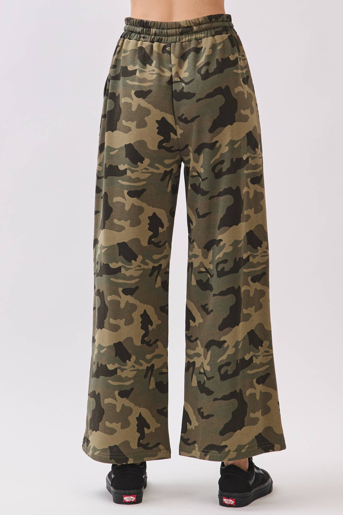 Camo Wide Leg Pants