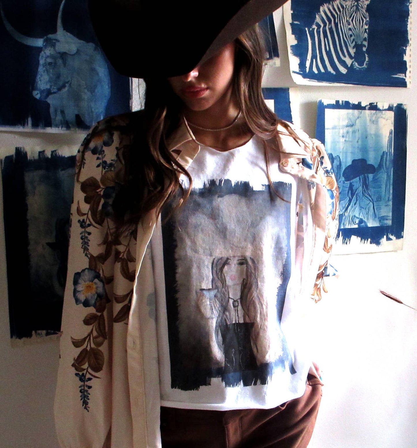 Tees - Martini Cowgirl "Sun Dyed"