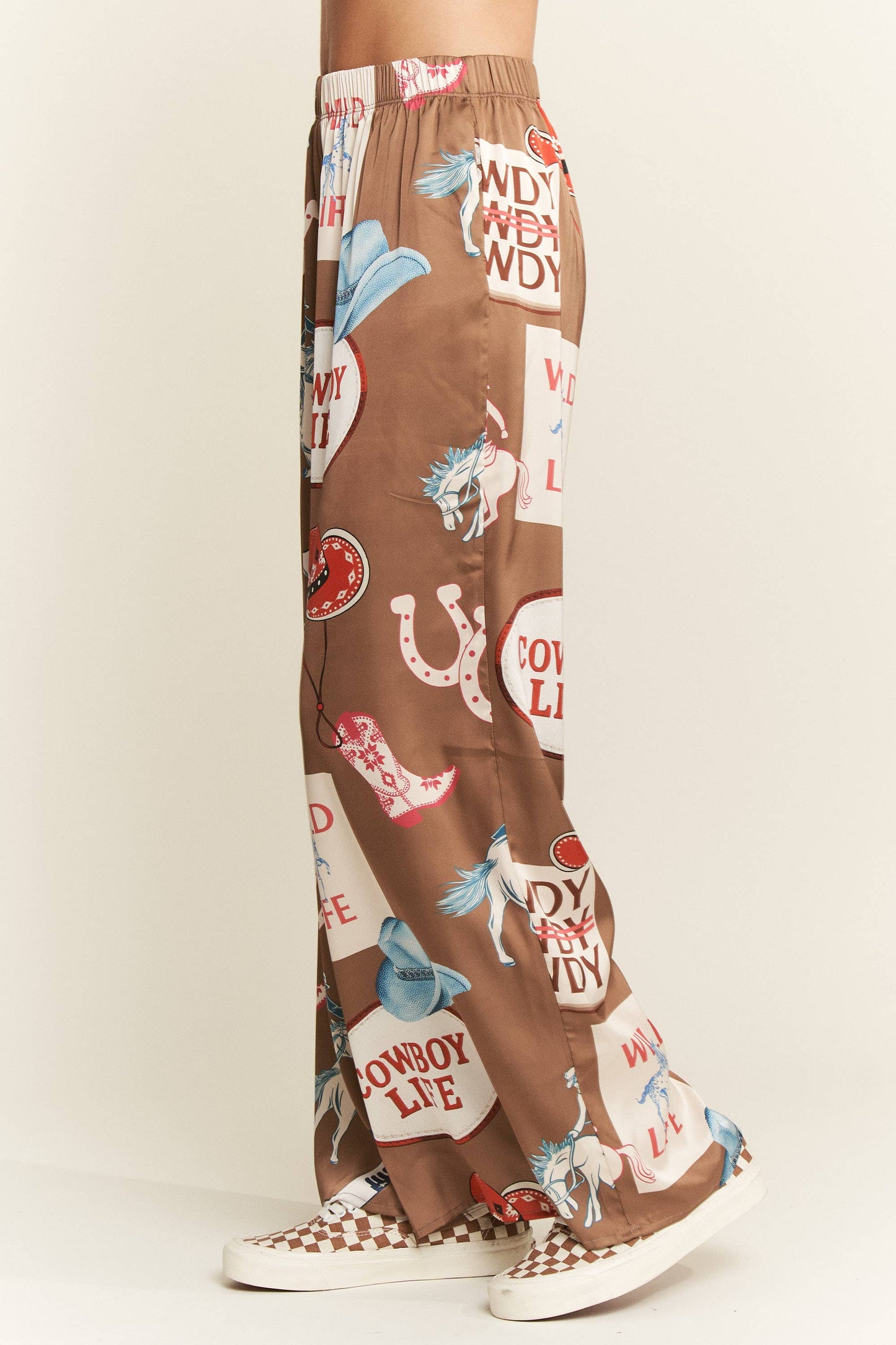 COWBOY PARTY PANTS: MOCHA