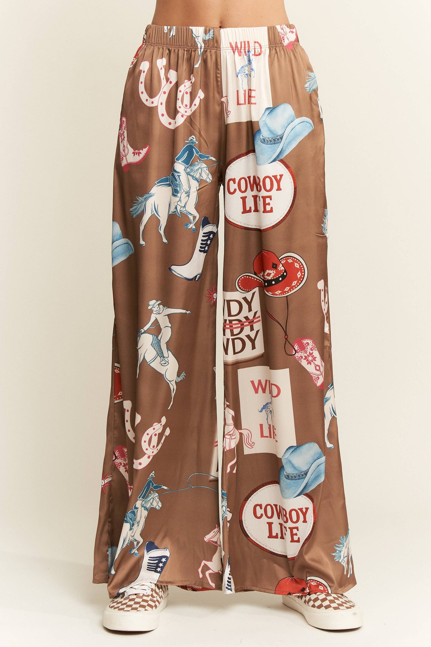 COWBOY PARTY PANTS: MOCHA