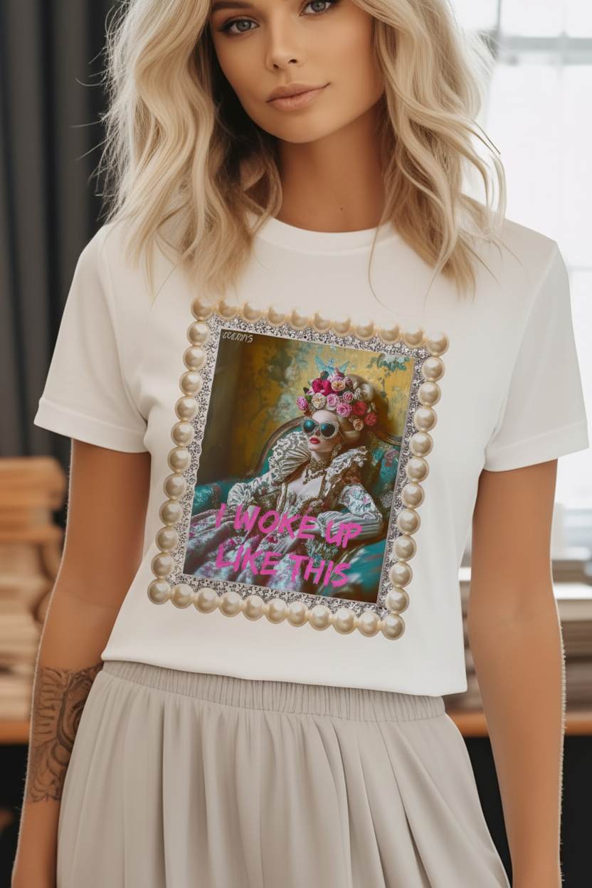 I Woke Up Like This: Yes / Natural Tee