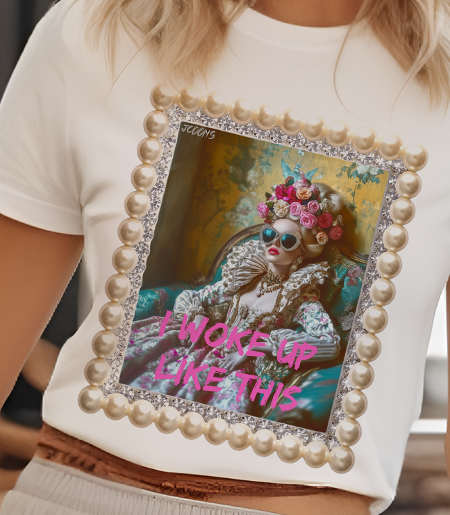 I Woke Up Like This: Yes / Natural Tee