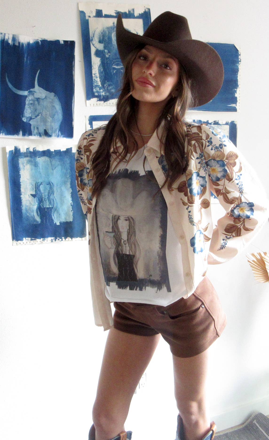 Tees - Martini Cowgirl "Sun Dyed"