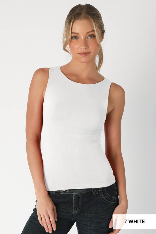 NS8321 - Clean Line Boat Neck Tank Top