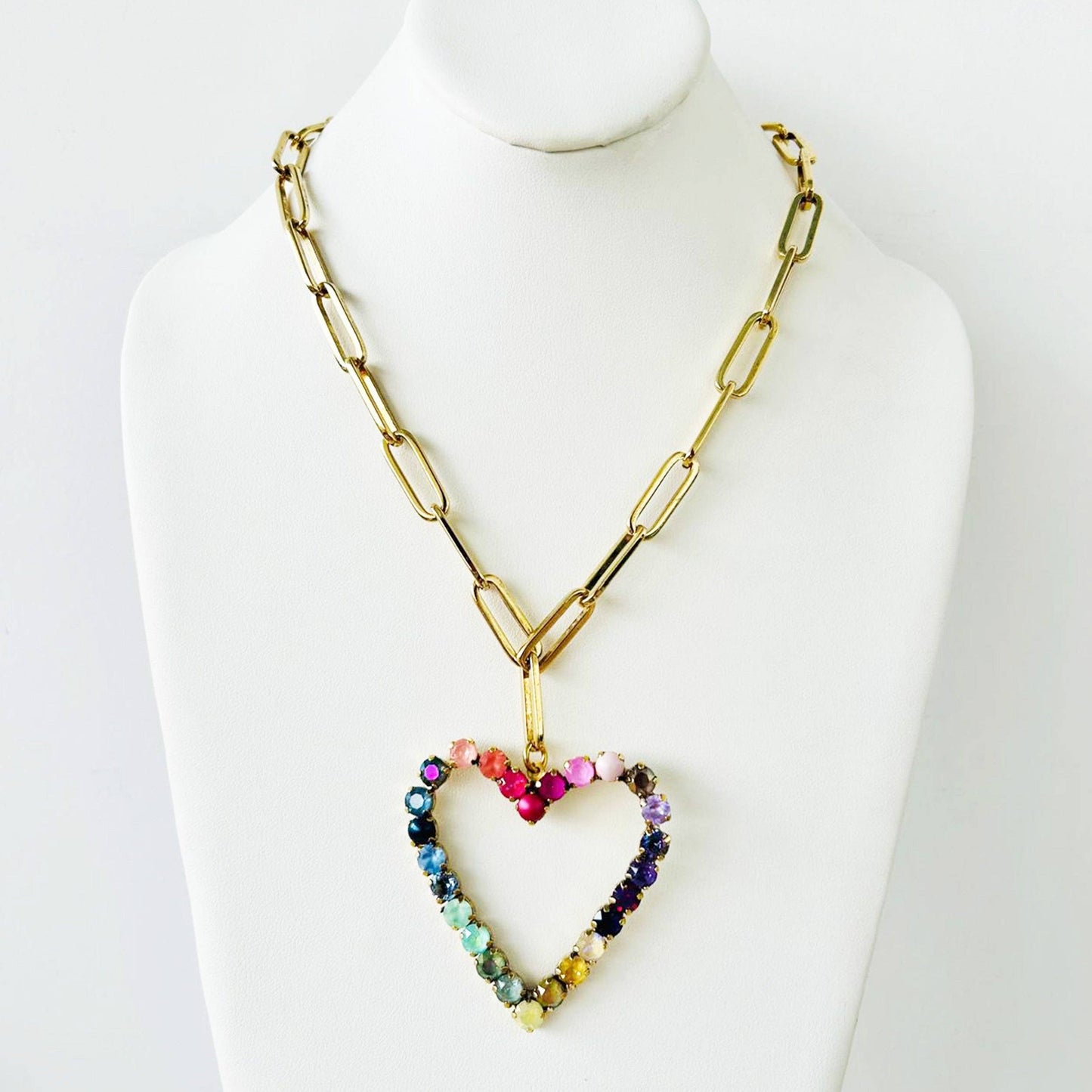 POP Heart Necklace in Fairy Dust