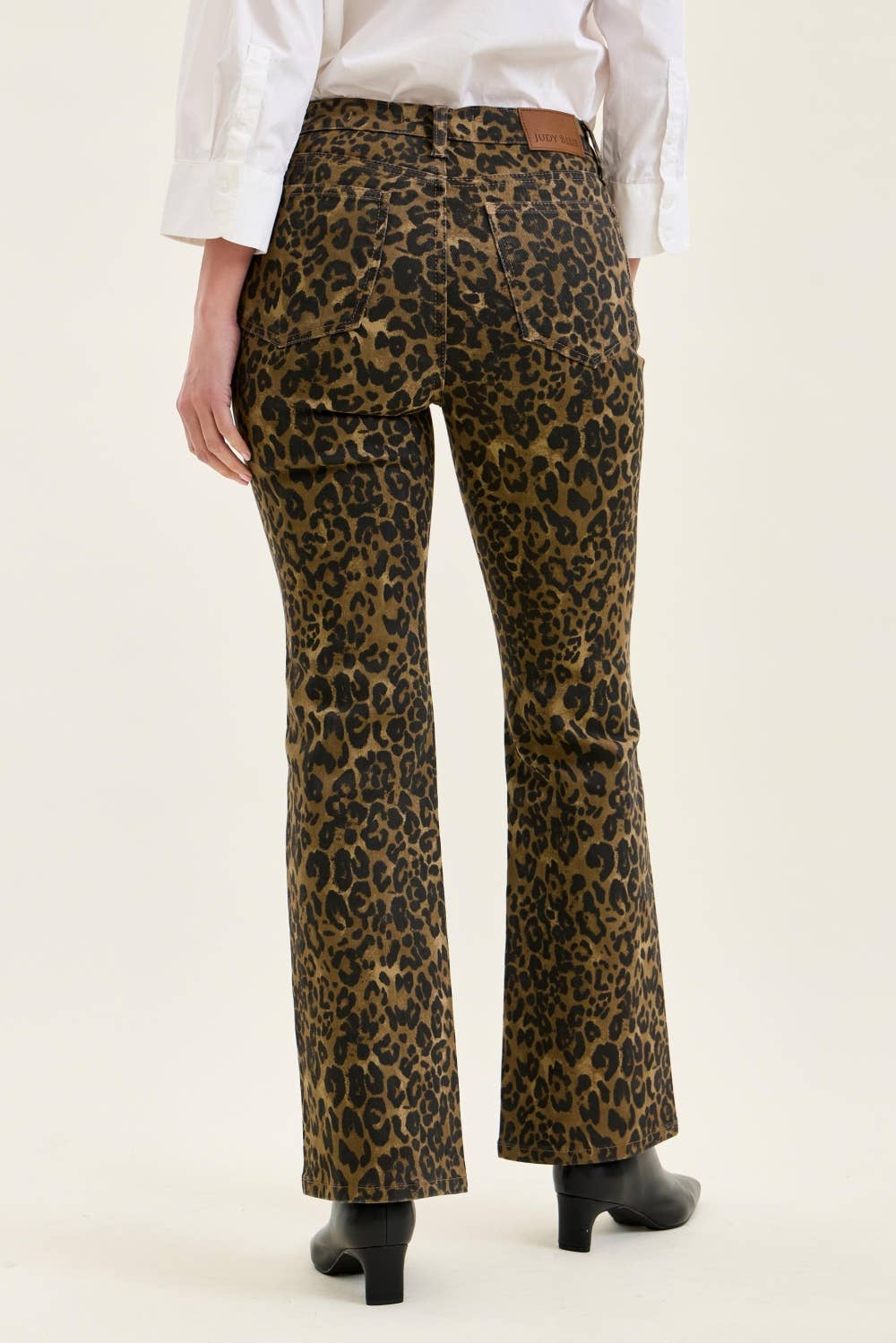 JUDY BLUE LEOPARD HW Bootcut