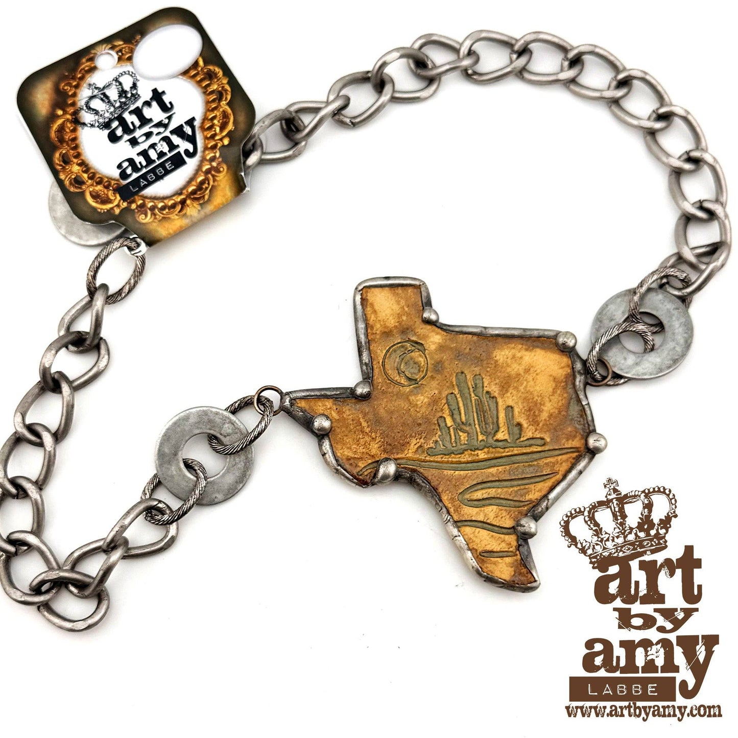 Sandy Texas Brooklyn: Darker Tooled Floral