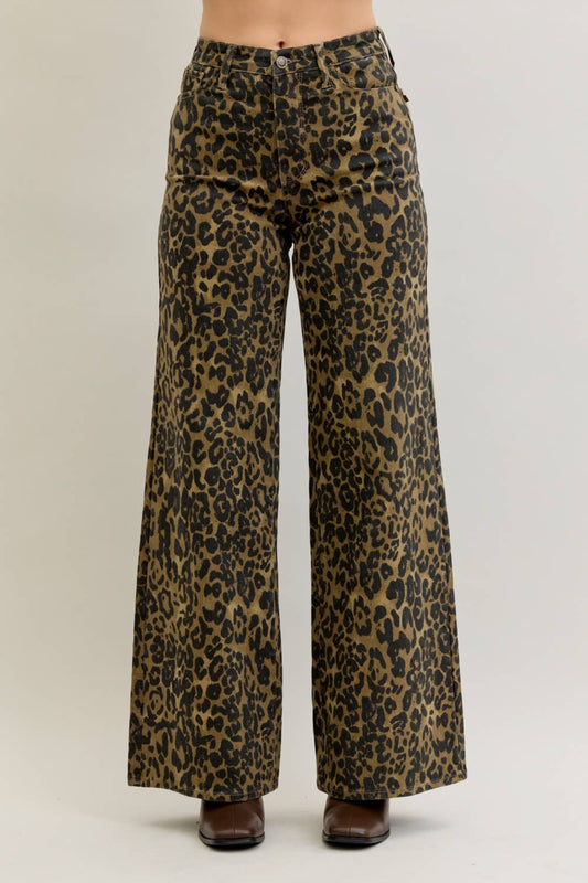 HW Retro Wide Leopard Print