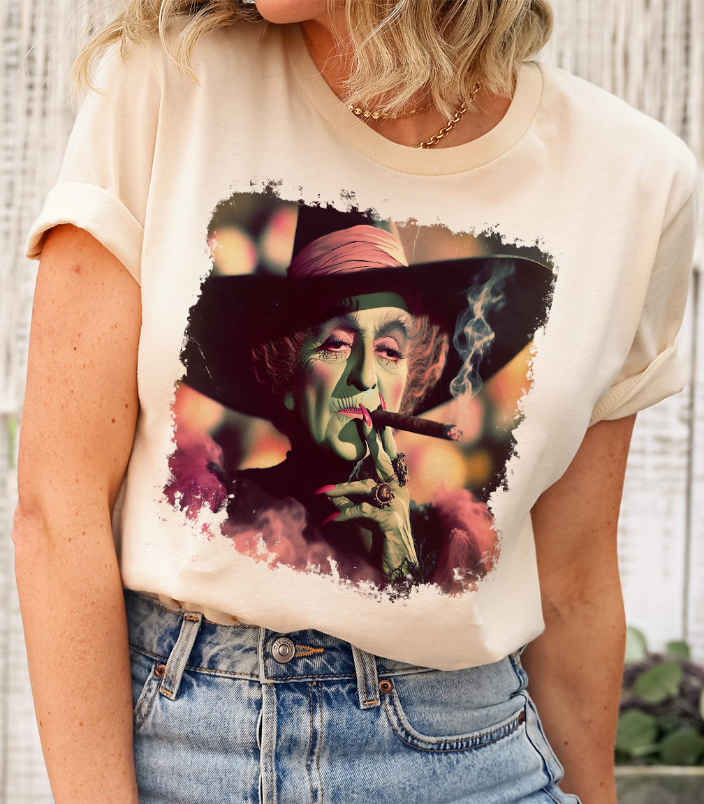 Not Your Basic Witch BLINGED tee / Natural