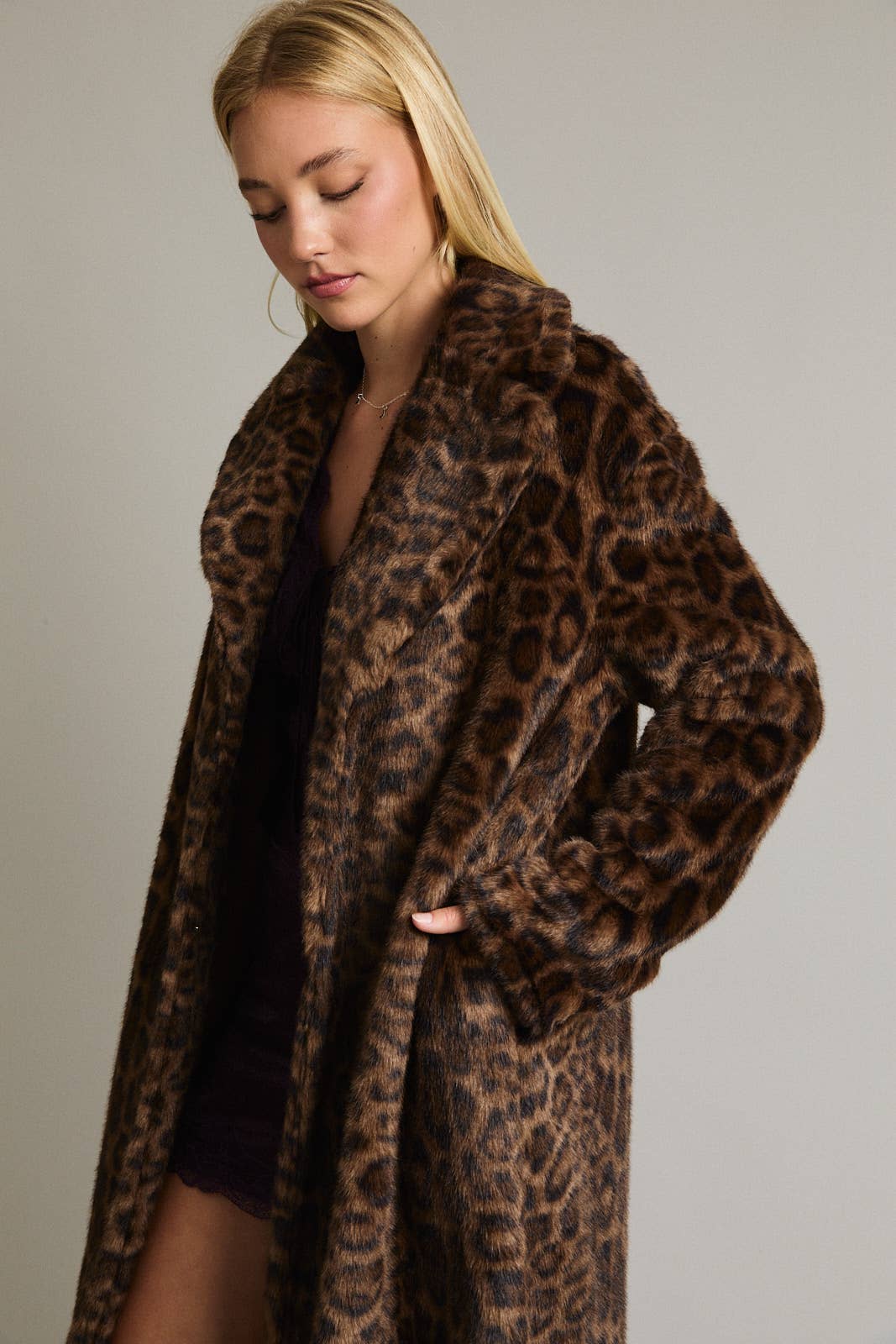 PREORDER OCT SHIP FAUX FUR LONG COAT