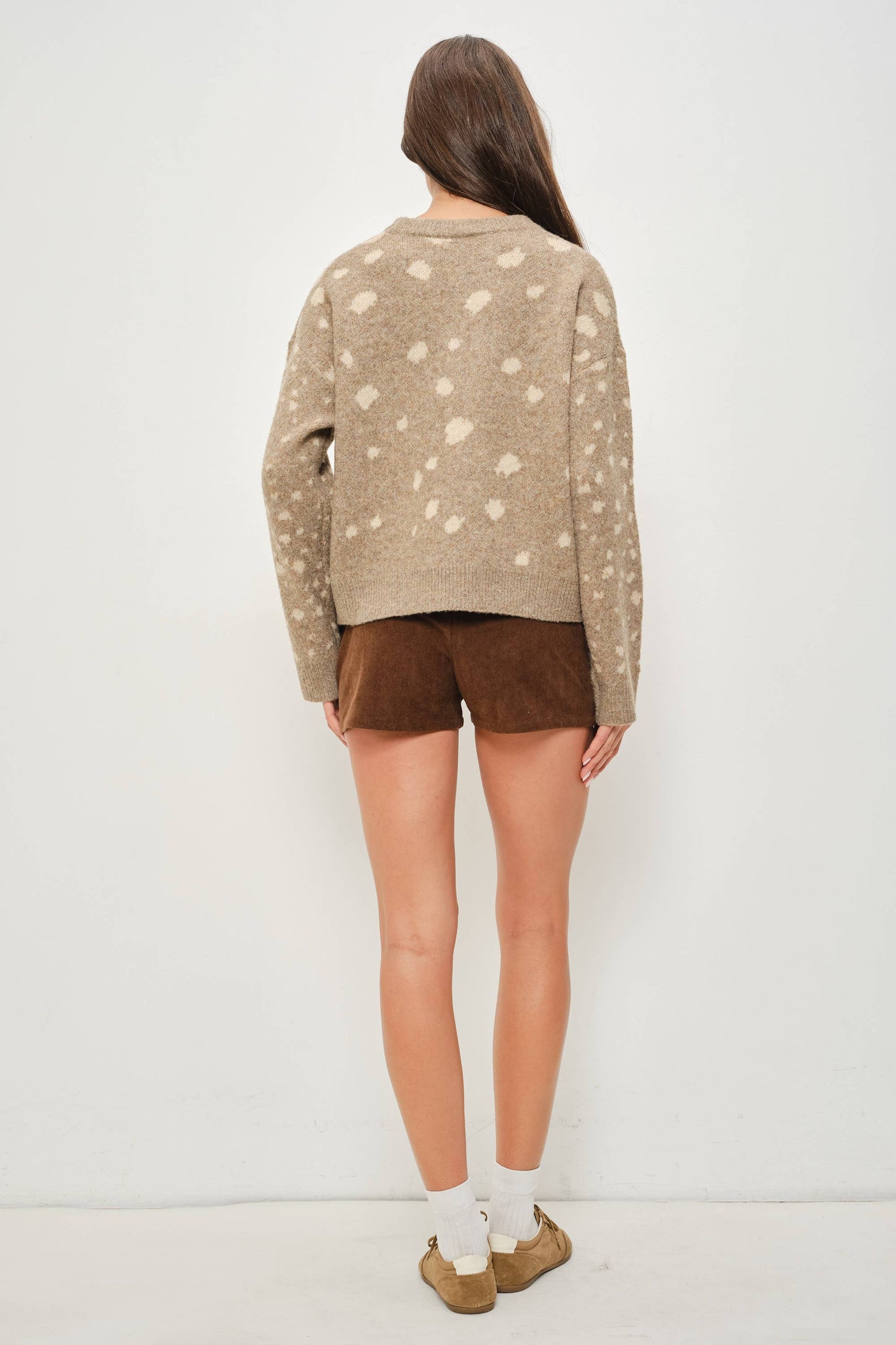 SEPT SHIP RAIDEN DEER PRINT SWEATER