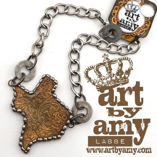 Sandy Texas Brooklyn: Darker Tooled Floral