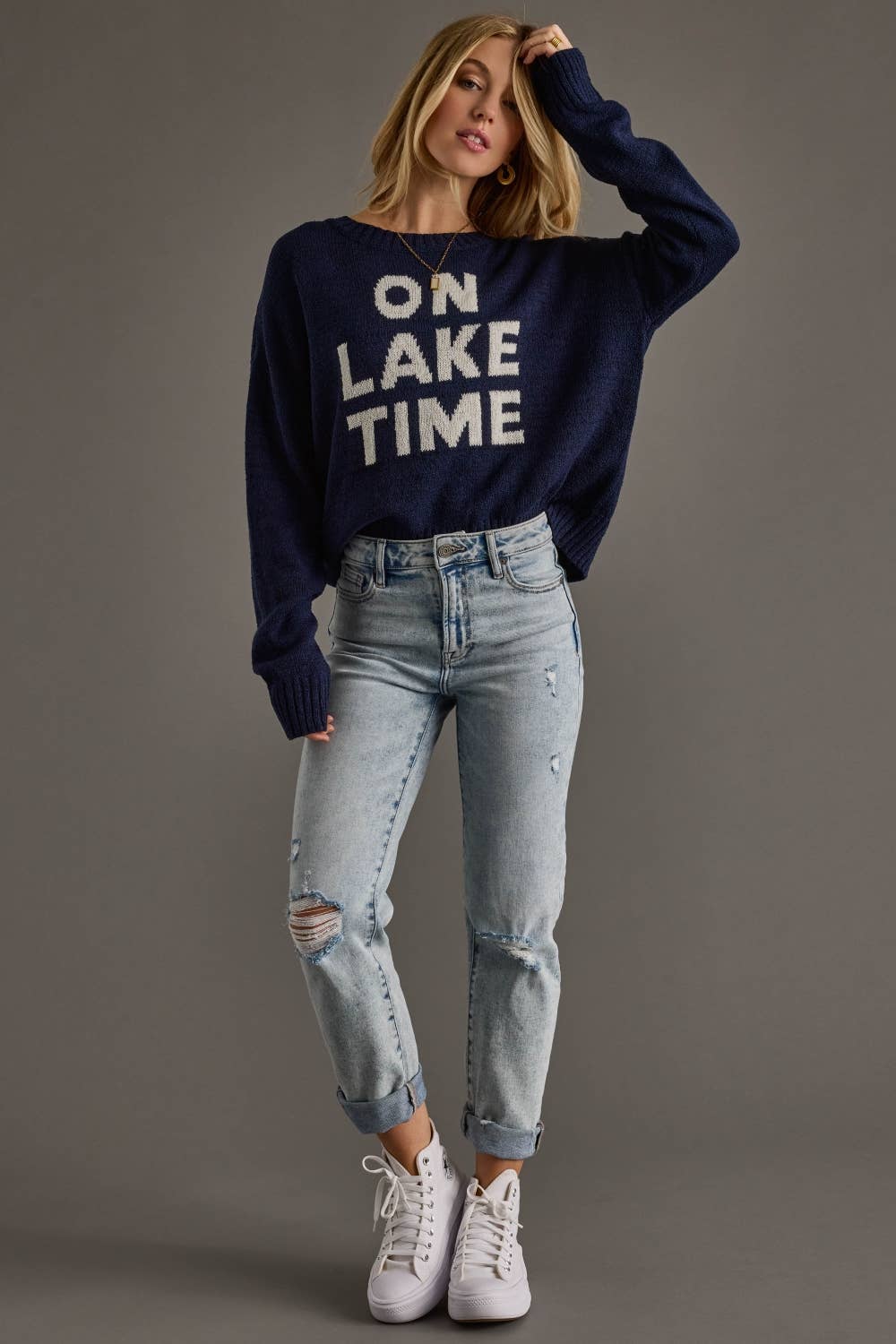 On Lake Time Lightweight Sweater