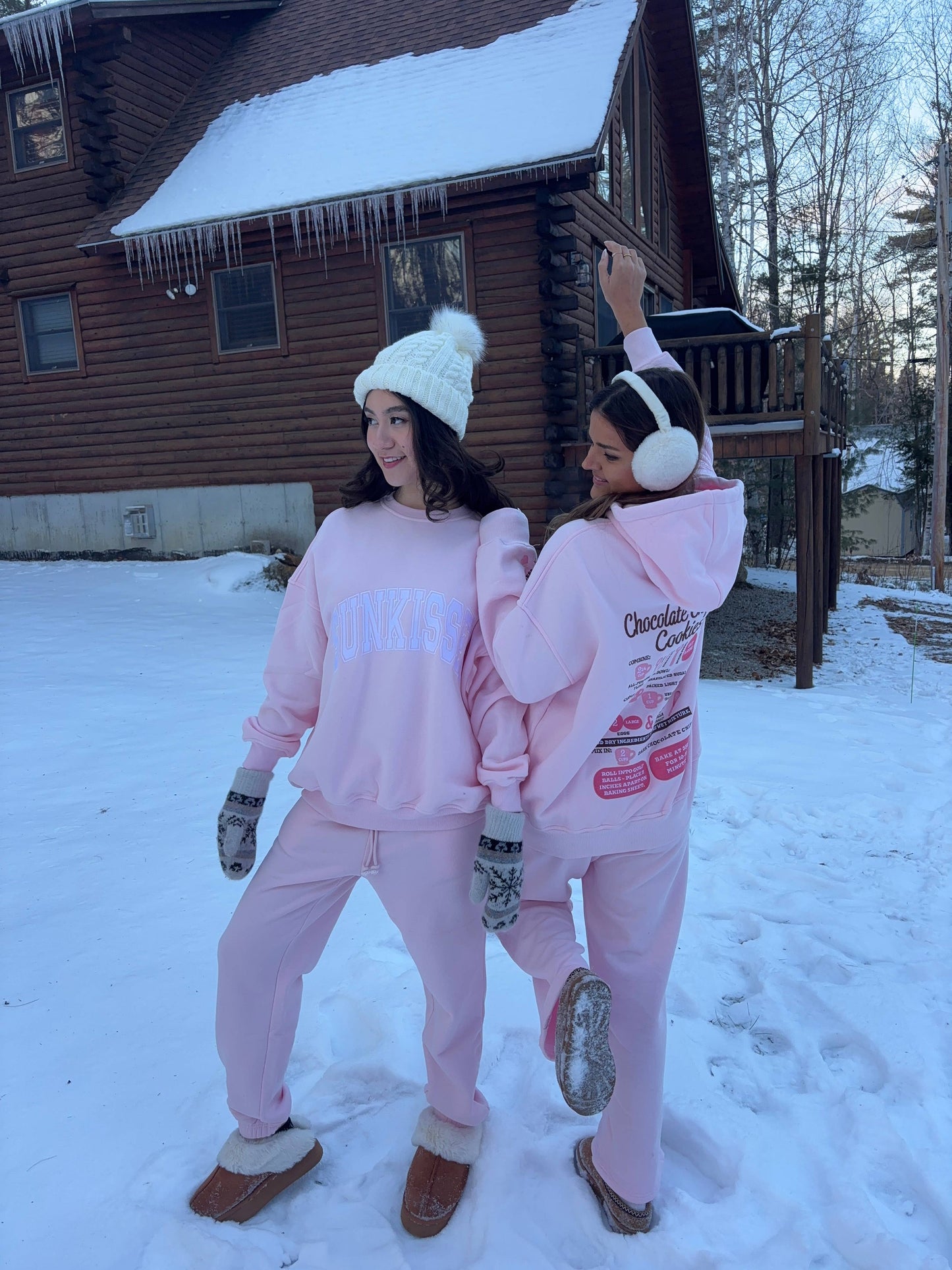 Light Pink Chocolate Chip Cookie Recipe Embroider Hoodie