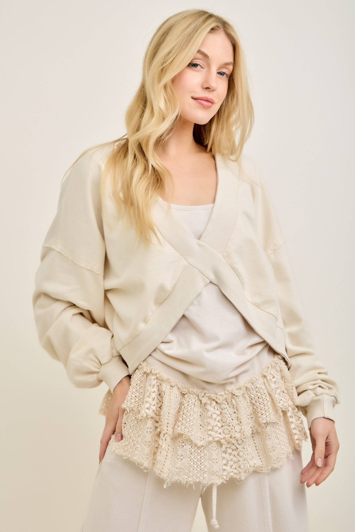 MineralWashed CrissCross Solid top HT6650P1