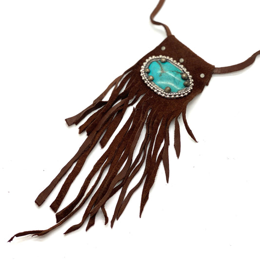 Medicine Pouch Necklace: Chocolate