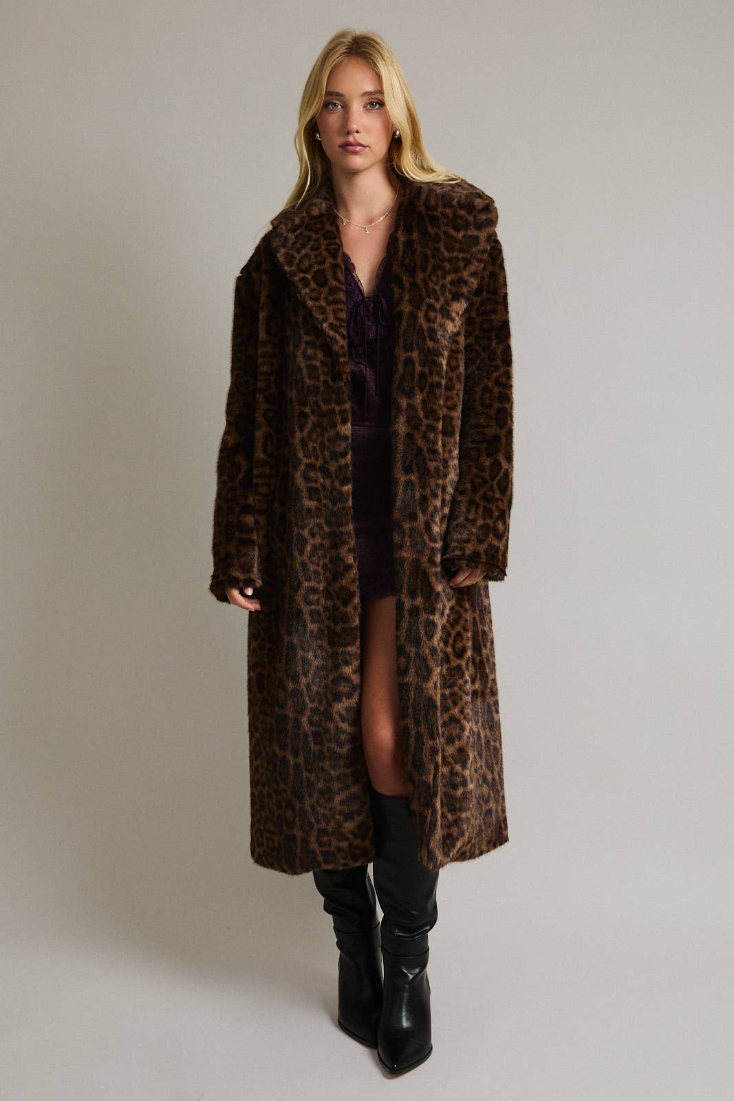 PREORDER OCT SHIP FAUX FUR LONG COAT