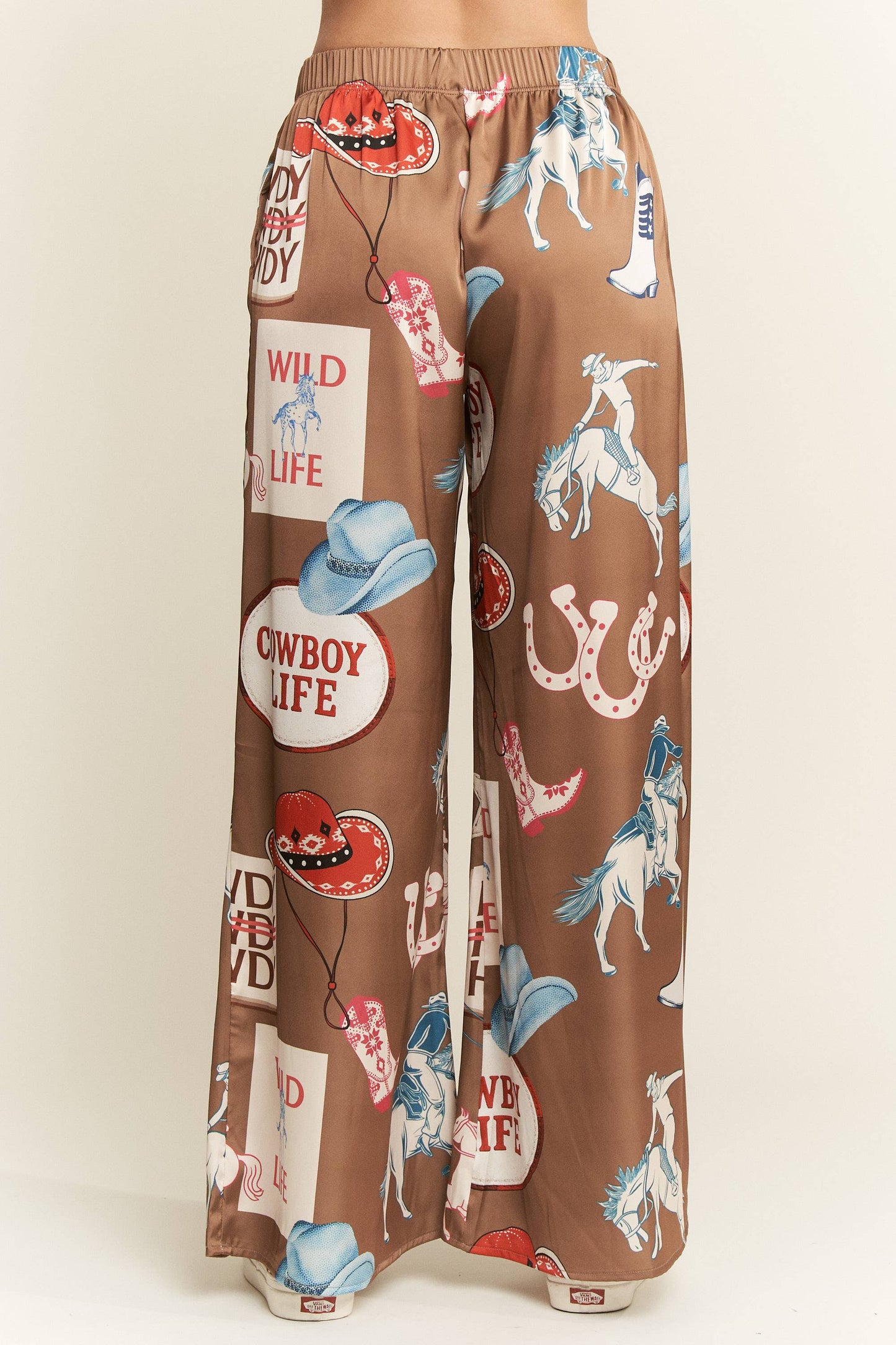 COWBOY PARTY PANTS: MOCHA