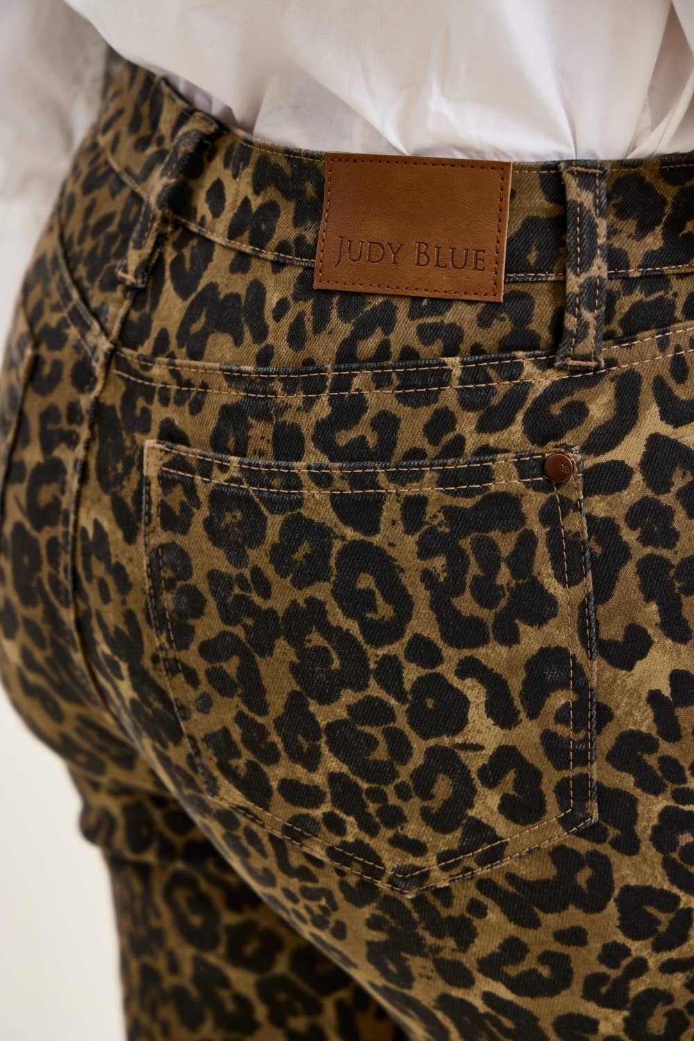 JUDY BLUE LEOPARD HW Bootcut