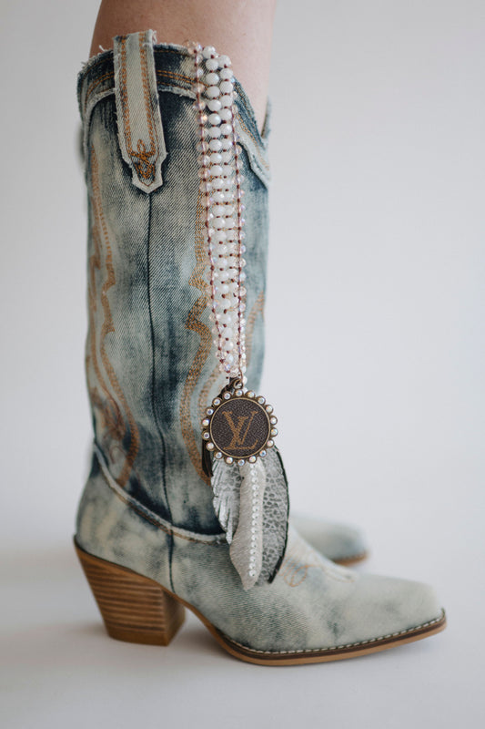 Denim Boots