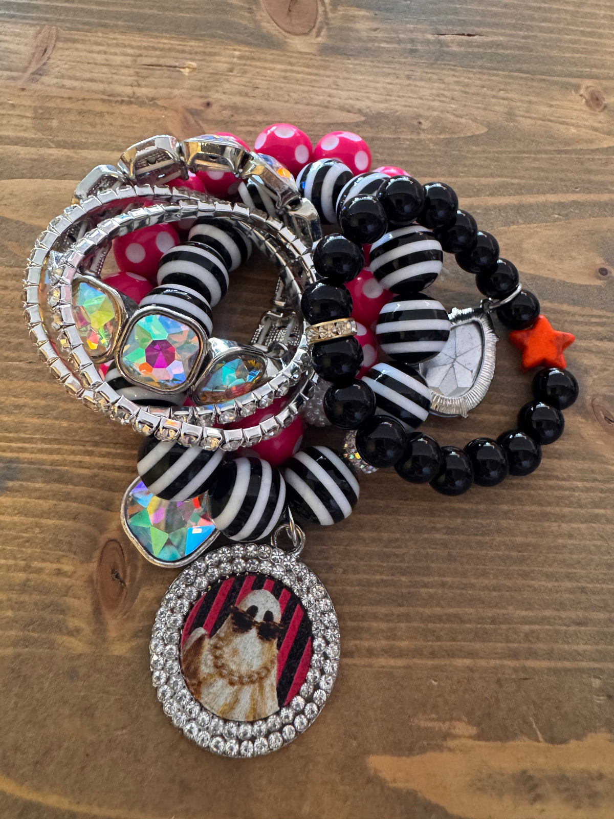 BOOtiful bracelet stacks