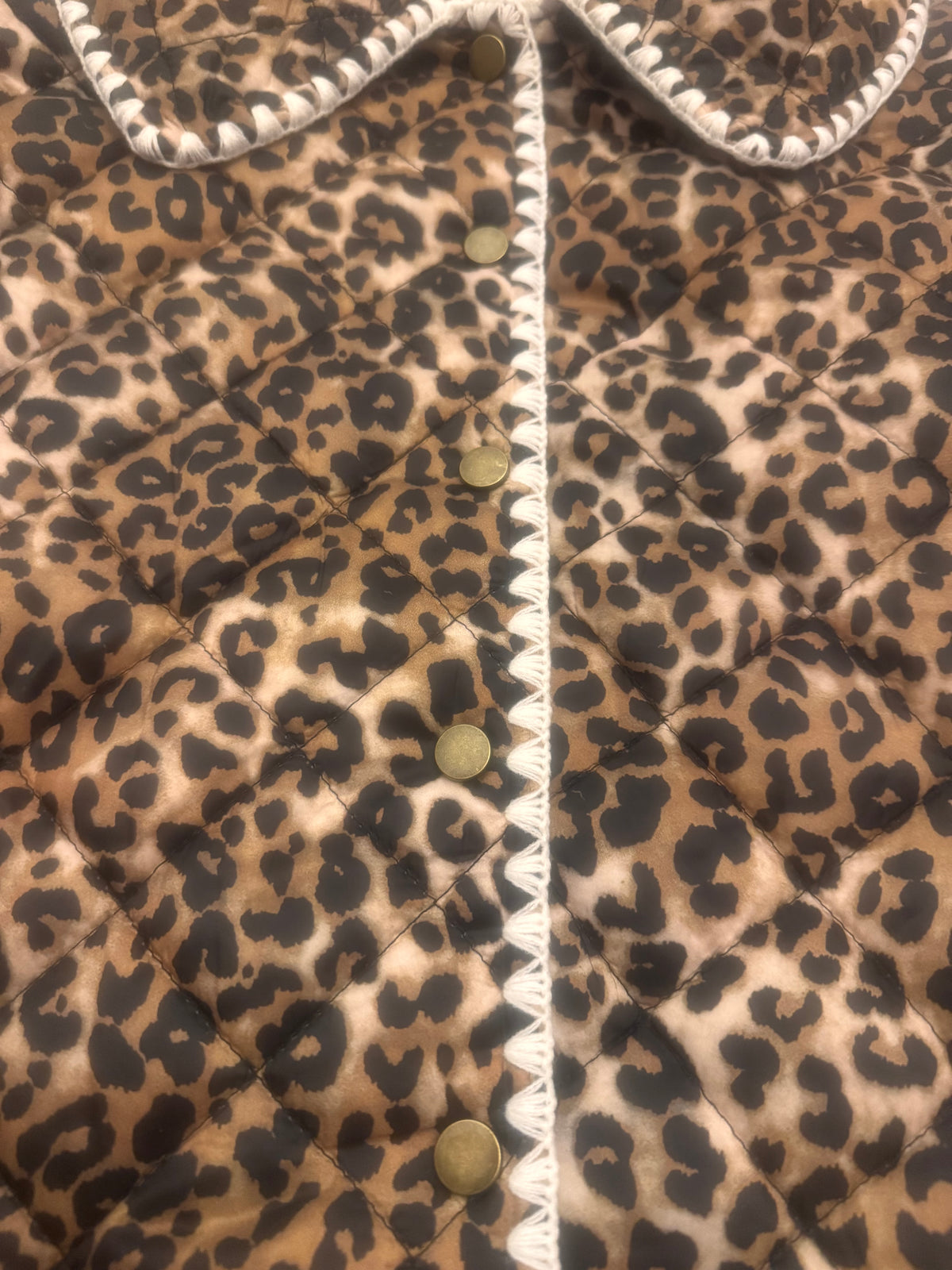 LEOPARD Quilted jacket