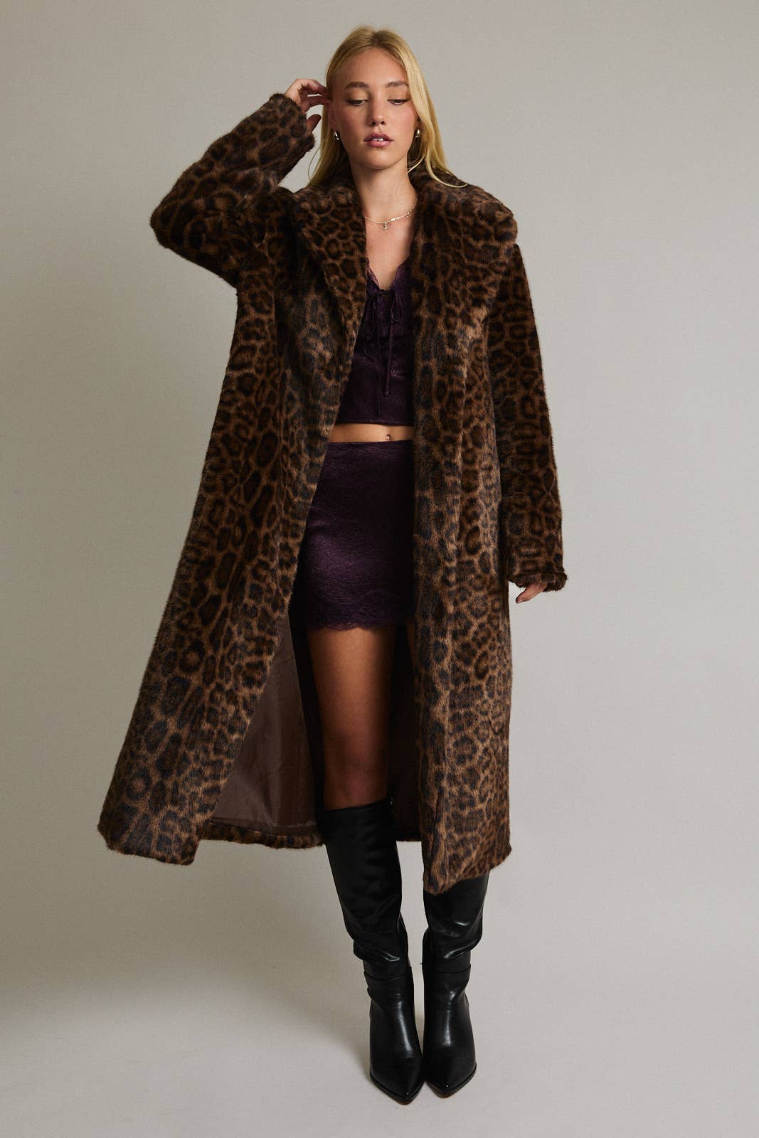PREORDER OCT SHIP FAUX FUR LONG COAT