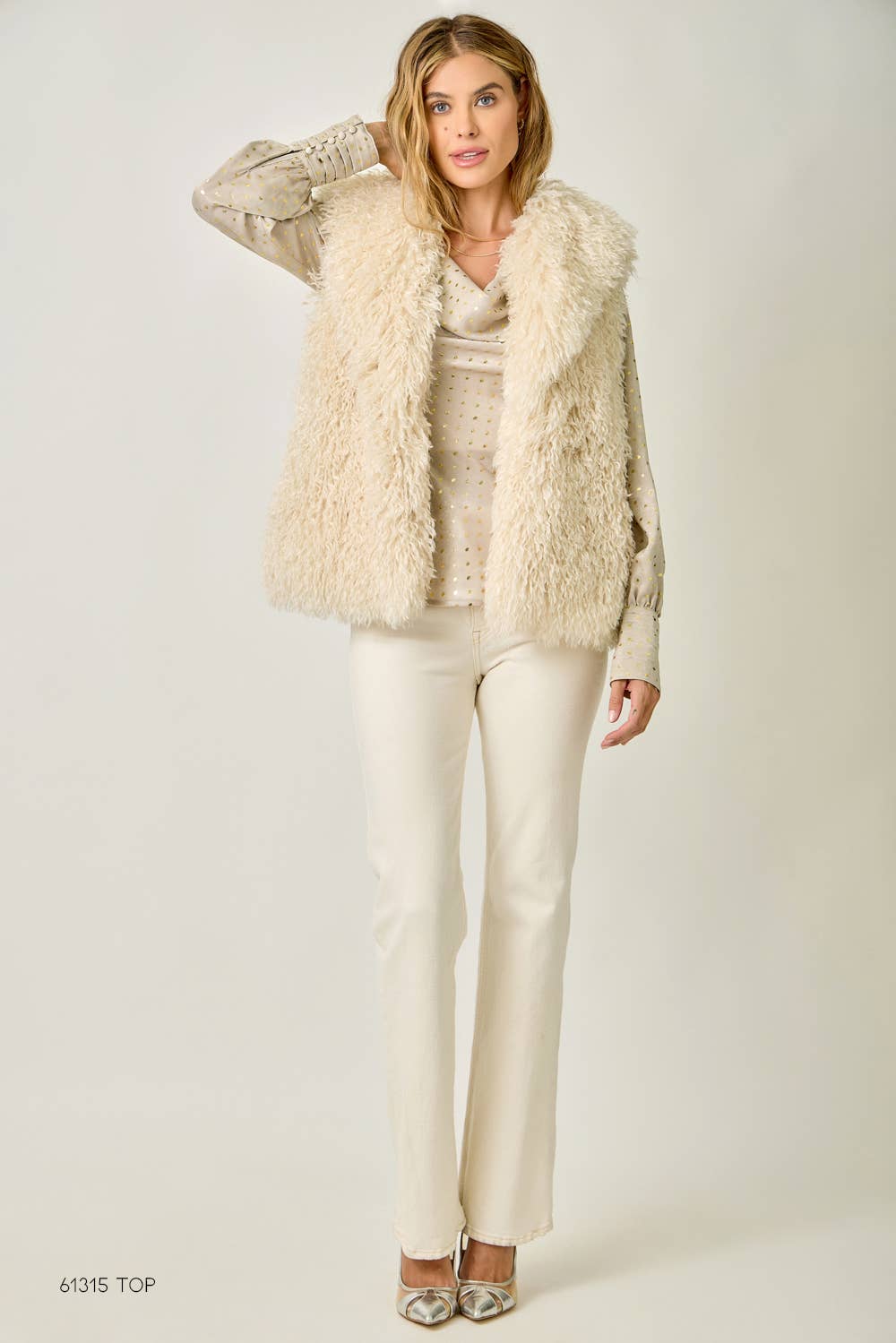 First Snow Winter White Vest