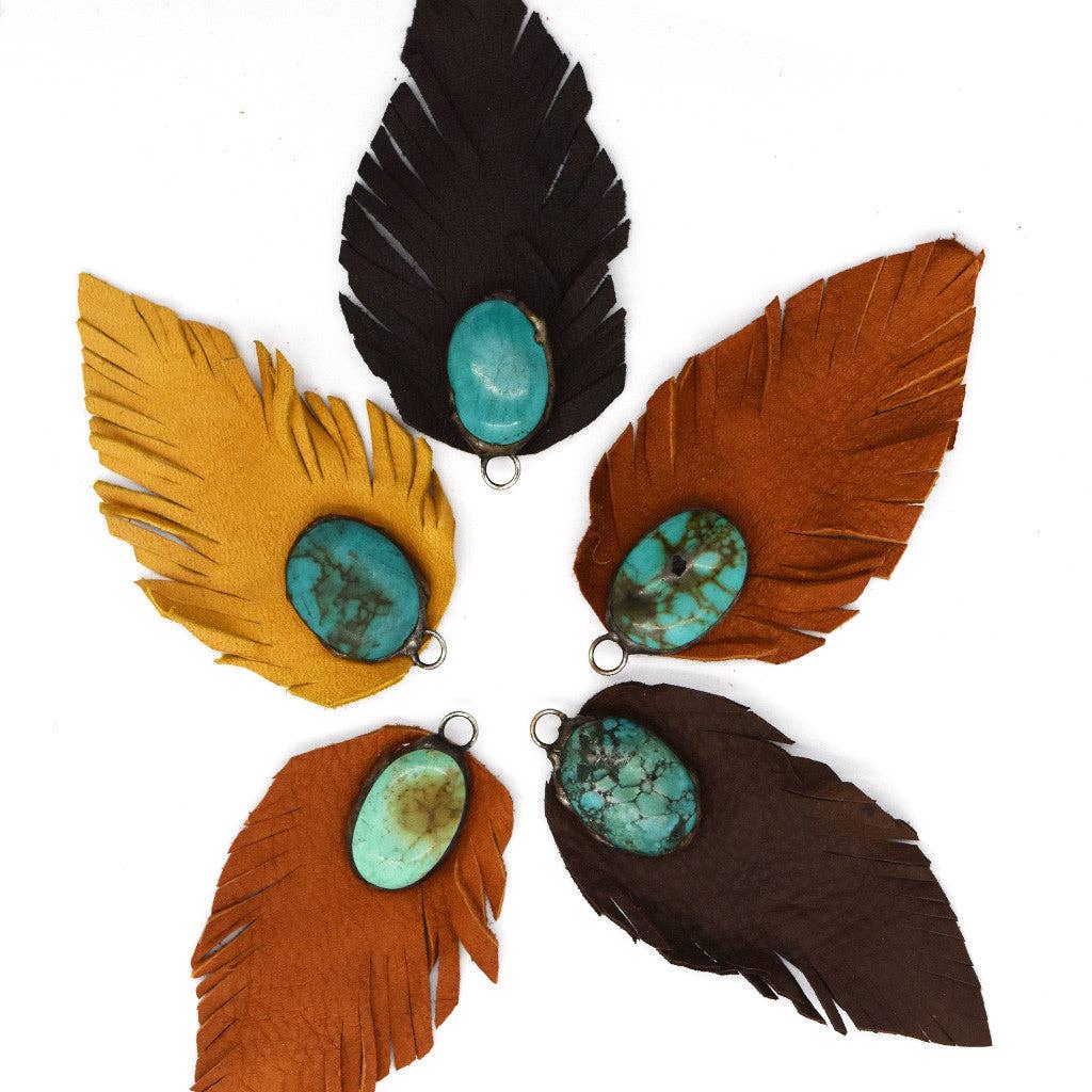 Leather Feather: Chocolate