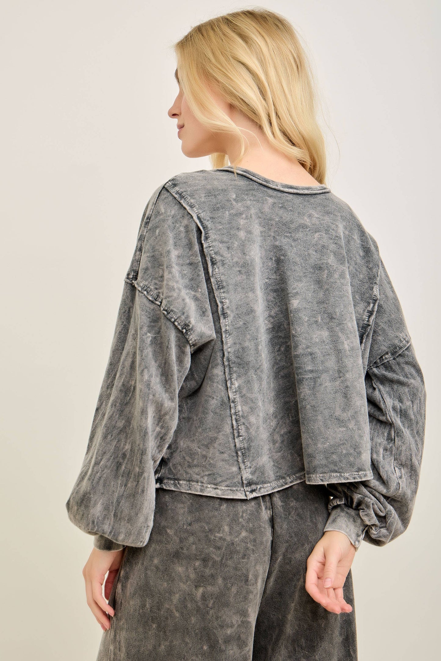 MineralWashed CrissCross Solid top HT6650P1