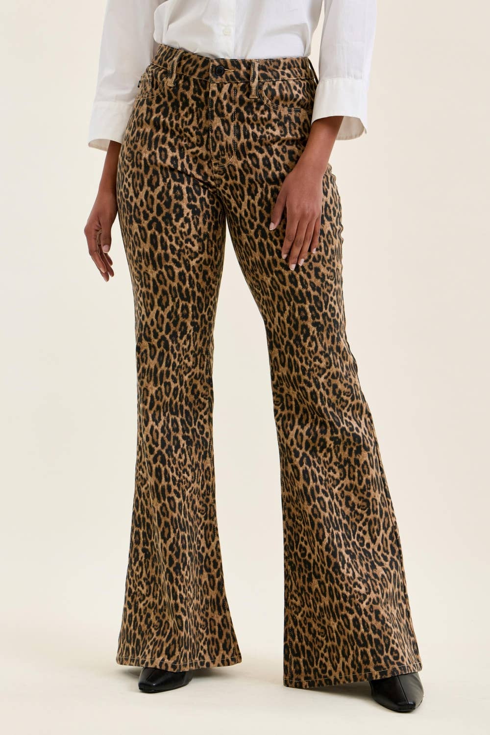 MR JAQUELINE Flare Print Leopard LUXE: PRINT