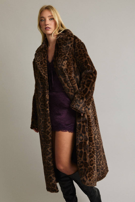 PREORDER OCT SHIP FAUX FUR LONG COAT