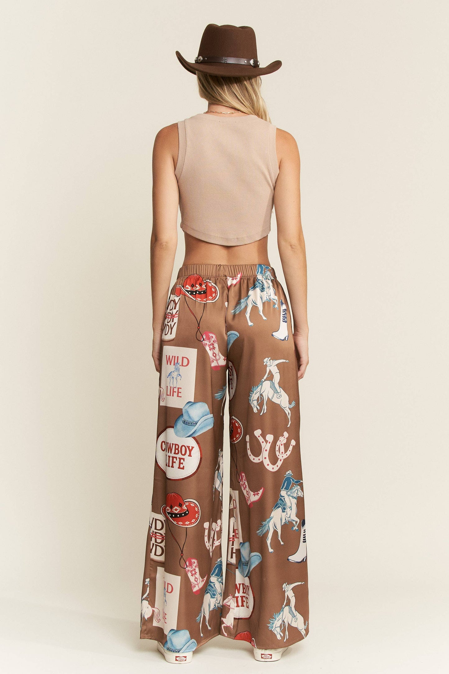 COWBOY PARTY PANTS: MOCHA