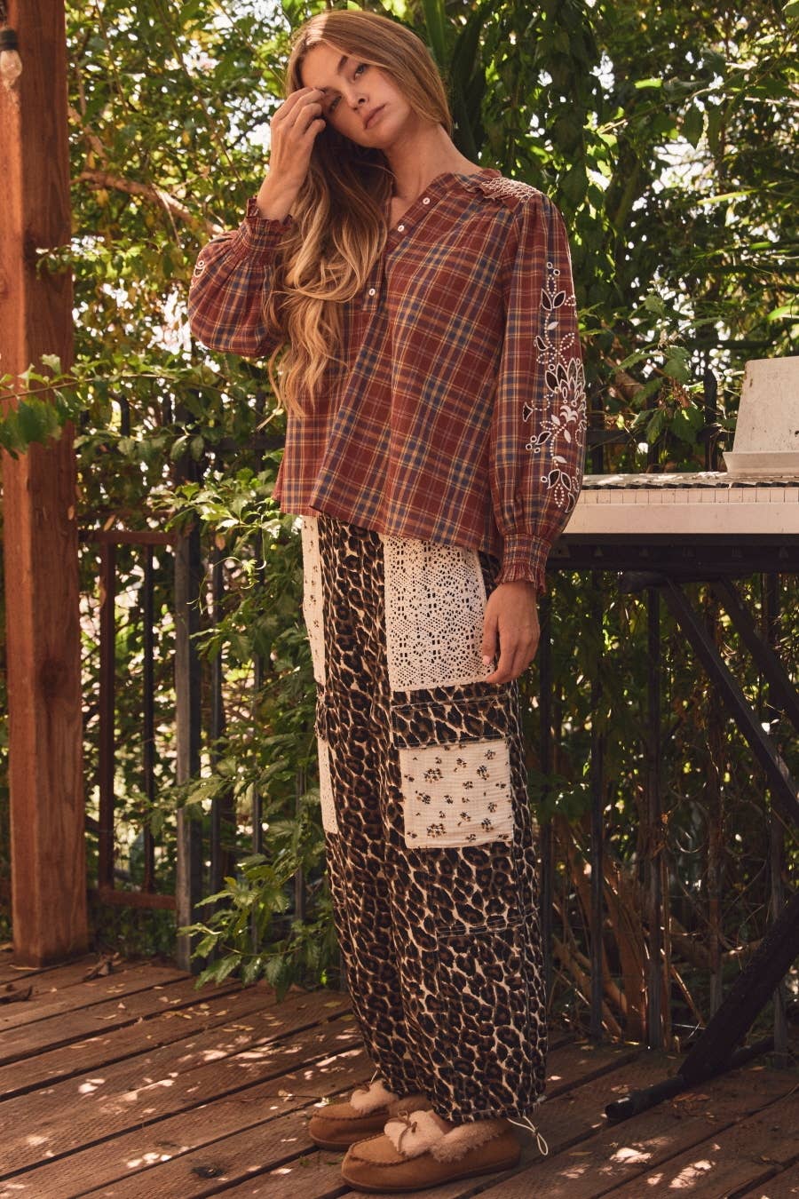 MAY SHIP Leopard Printed Bubble Pants