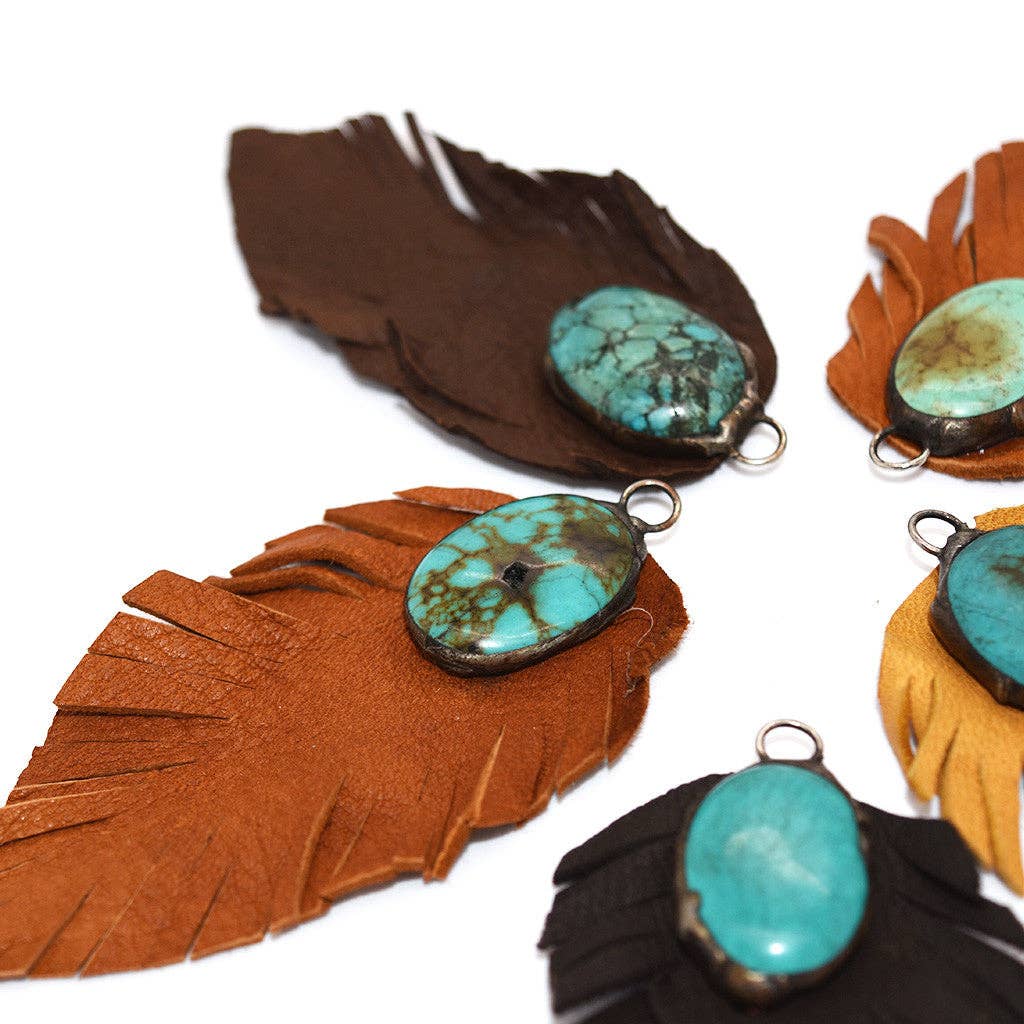 Leather Feather: Chocolate